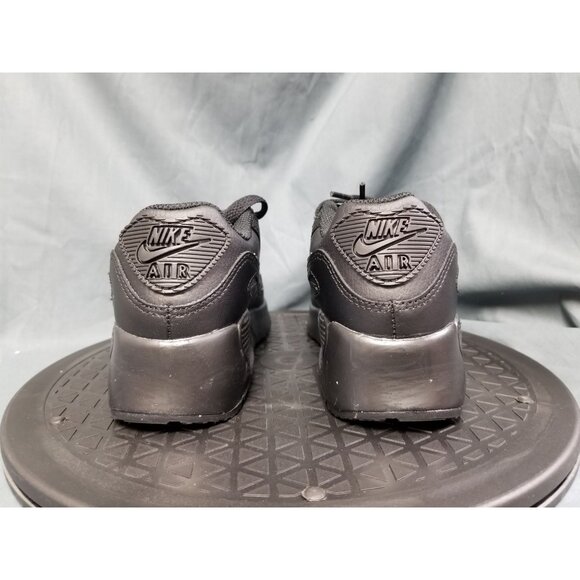 Nike Air Max 90 LTR (PS) Sneakers Leather Triple Black Size 13.5c NEW NO BOX! - Picture 7 of 11